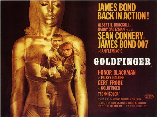 Pop Culture Graphics Goldfinger Poster Movie B 11x17 Sean Connery Honor Blackman Gert Frobe Shirley Eaton Pop Culture Graphics Goldfinger Poster Movie B 11x17 Sean Connery Honor Blackman Gert Frobe Shirley Eaton