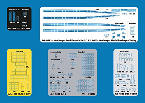 HMV 4342 Lasercut Detail Set for Hamburg Museum Ships