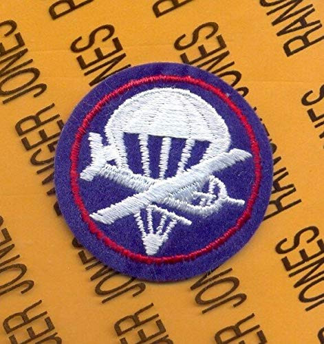 US Army Officer Paratrooper para Glider Airborne Hat Patch C c-e