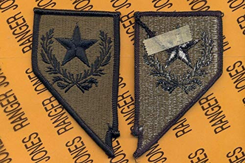 US Army Nevada National Guard ARNG OD Green  and  Black Patch m-e
