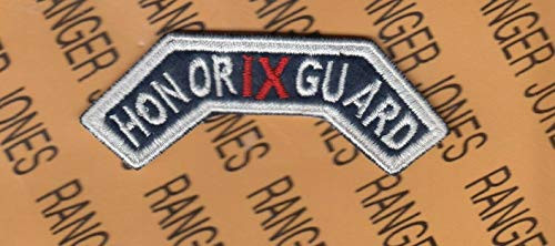 US 8th Army Korea 9th Corps "Honor IX Guard" tab 3.25" Patch c-e