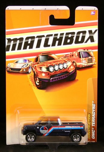 Matchbox GMC TERRADYNE BLUE Construction Series -14 of 14- 2010 Basic Die-Cast Vehicle -50 of 100-