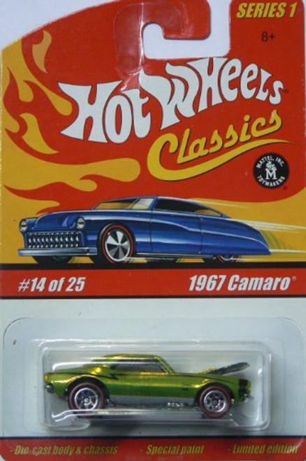 Hot Wheels Classic Series 1- 1967 Chevy Camaro 14 of 25 1-64 Scale Collectible Die Cast Car Hot Wheels Classic Series 1- 1967 Chevy Camaro 14 of 25 1-64 Scale Collectible Die Cast Car