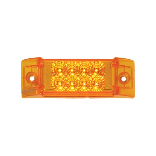 Grand General 77660 Amber Rectangular Spyder 8-LED Marker Sealed Light
