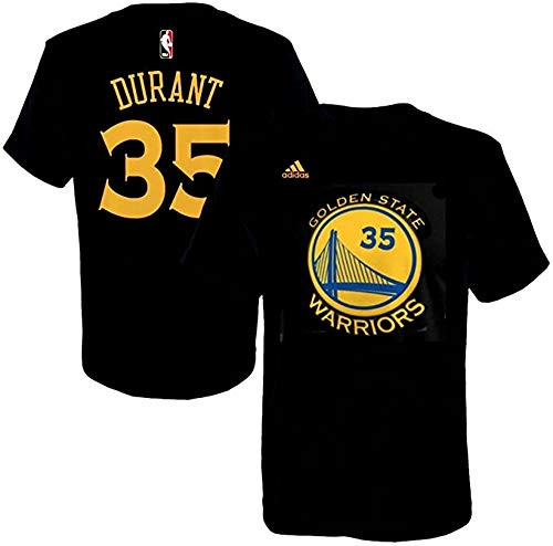 Kevin Durant Youth Golden State Warriors Black Name and Number Jersey T-Shirt X-Large 18-20 Kevin Durant Youth Golden State Warriors Black Name and Number Jersey T-Shirt X-Large 18-20