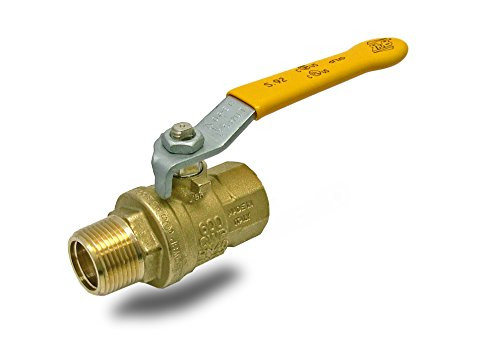 RUB S92E42Q S92 3/4" Mxf Lever Handle Ball Valve Water Steam Gas, 0.75"