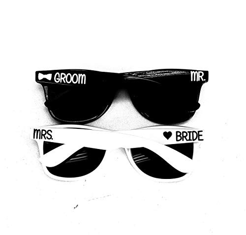 Bride and Groom Sunglasses Set by BellaCuttery Honeymoon Gifts for the Couple Destination Wedding Gifts