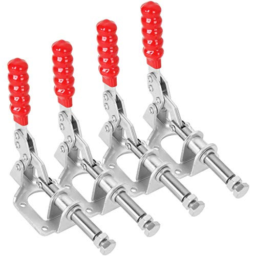 4 PCS 6 inch Adjustable Toggle Clamp GH-302F Quick Release Push Pull Toggle Clamps