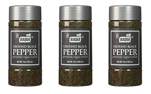 Badia Ground Black Pepper 7 oz -Three Pack- Badia Ground Black Pepper 7 oz -Three Pack-