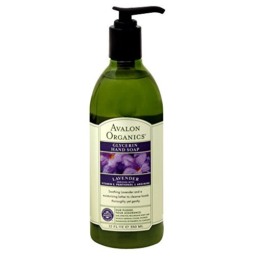 Avalon Organics Glycerin Hand Soap Lavender 12 fl oz-Pack of 5-
