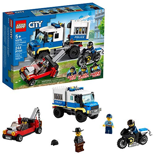 LEGO City Police Prisoner Transport 60276 Building Kit- Cool Police Toy for Kids New 2021 -244 Pieces- LEGO City Police Prisoner Transport 60276 Building Kit- Cool Police Toy for Kids New 2021 -244 Pieces-