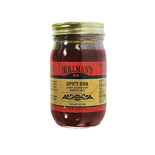 Hollman's Southwestern Spicy BBQ Sauce 18 oz 2 pack