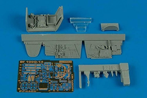 Aires 1-48 Bf 109 G-14 Cockpit Set for Academy Kit - Resin Update 4486