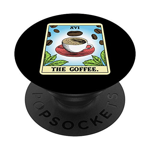 Coffee Lovers - Tarot Cards - Caffeine Addicts PopSockets Grip and Stand for Phones and Tablets Coffee Lovers - Tarot Cards - Caffeine Addicts PopSockets Grip and Stand for Phones and Tablets