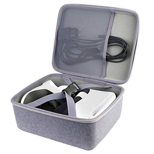 Aenllosi Hard Carrying Case Compatible with Oculus Quest 2  and  Quest VR Gaming Headset -Grey-