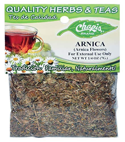 12 PIECES CHAPIS ARNICA FLOWERS NATURAL HERBS HIERBAS Net Wt. 1-4 oz. -7 g-