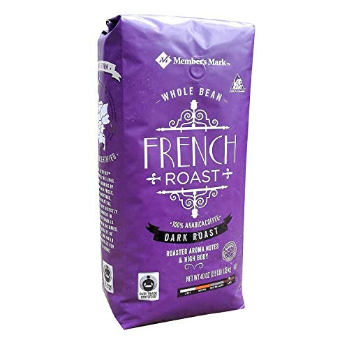 Member's Mark Fair Trade Certified French Roast Coffee Whole Bean -40 oz.-