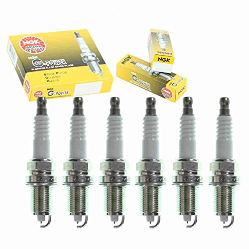 6 pcs NGK G-Power Spark Plugs for 1995-2002 Honda Accord 3.0L 2.7L V6 - Engine Kit Set Tune Up