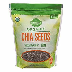 Wellsley Farms Organic Chia Seeds 2 lbs.