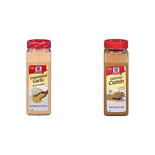 McCormick Granulated Garlic 26 oz  and  Ground Cumin 14 oz
