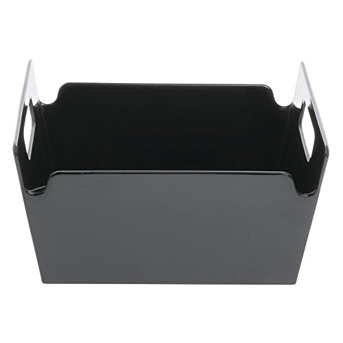 Hubert Serving Bowl with Handles Square Black Melamine - 8"L x 8"W x 4 1-2"H