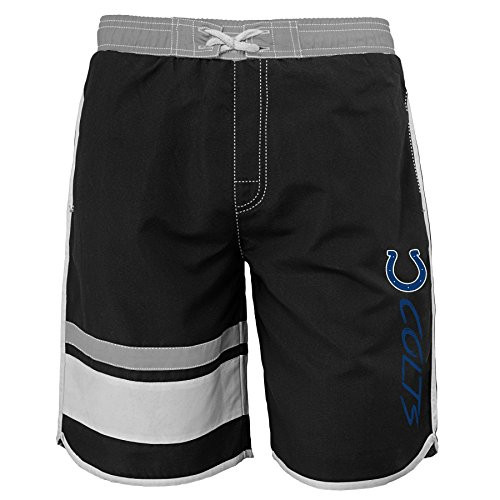 Outerstuff NFL Indianapolis Colts Youth 8-20 Swim Trunk Large -14-16- Black Outerstuff NFL Indianapolis Colts Youth 8-20 Swim Trunk Large -14-16- Black