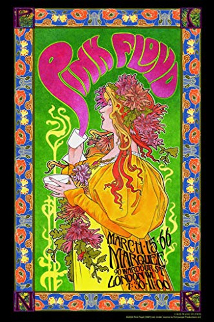 Studio B Pink Floyd Marquee 66 Bob Masse Music Giant Poster 40x60 inch Studio B Pink Floyd Marquee 66 Bob Masse Music Giant Poster 40x60 inch