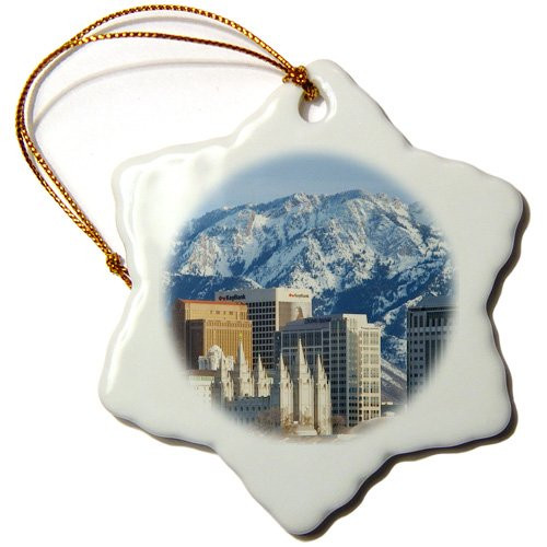 3dRose ORN_147161_1 Wasatch Mountains, Salt Lake City Skyline, Utah USA Us45 Bjn0000 Brian Jannsen Snowflake Ornament, Porcelain, 3-Inch 3dRose ORN_147161_1 Wasatch Mountains, Salt Lake City Skyline, Utah USA Us45 Bjn0000 Brian Jannsen Snowflake Ornament, Porcelain, 3-Inch