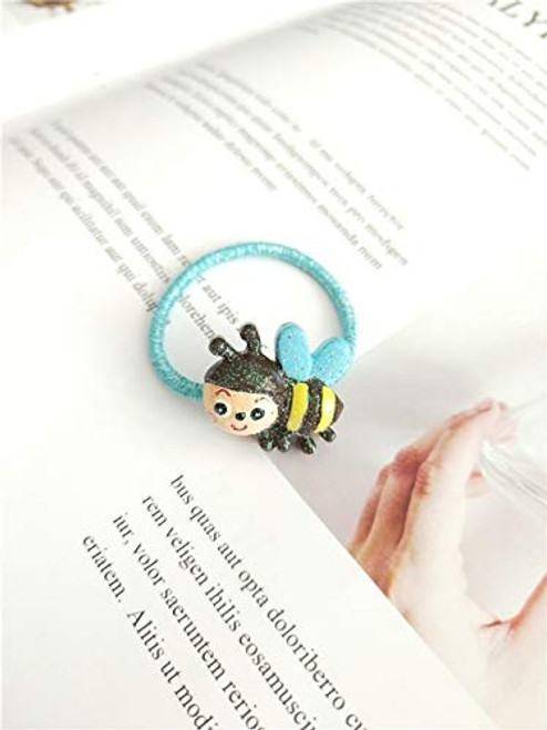 1 PCS Cute Cartoon Butterfly Bunny Kids Elastic Hair Bands Baby Headdress Children Ropes Girls AccessoriesK