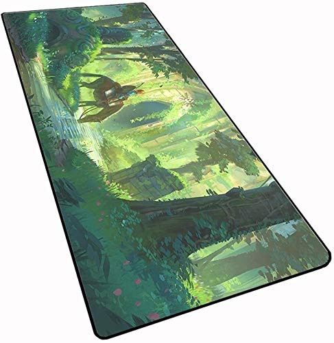 WYQLZ Legend of Zelda Gaming Mouse Pad Large Mouse Mat Game Keyboard Mat Cafe Mat Extended Mousepad for Computer Desktop PC Mouse Pad -Color - Zelda Game O Size - 900x400x3mm-XXL--