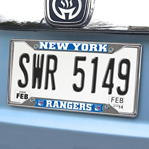 FANMATS NHL - New York Rangers Sports Team Logo License Plate Frame - 6" W x 12" L