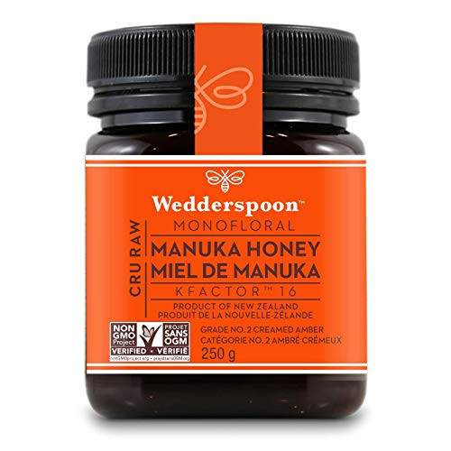 WEDDERSPOON 100 percent Raw Manuka Honey Kfactor 16 250 GR