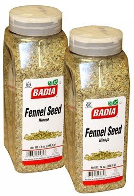 Badia Fennel Whole Seed. 14 oz container .Pack of 2 Badia Fennel Whole Seed. 14 oz container .Pack of 2