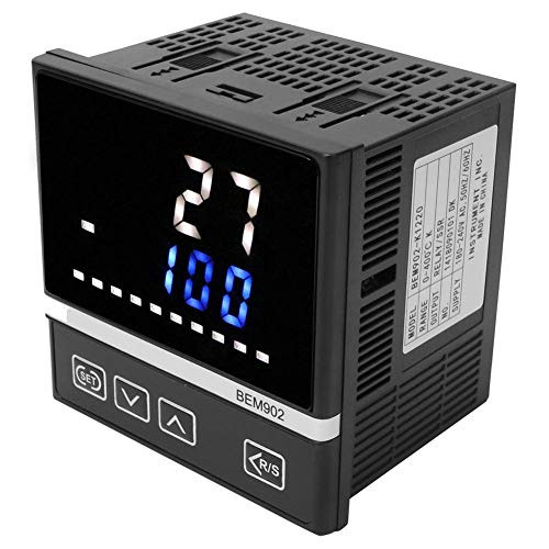 BEM90 180-240VAC Temperature Controller K-Type LED Digital Display Thermostat Controller Relay-SSR Output 0-400?