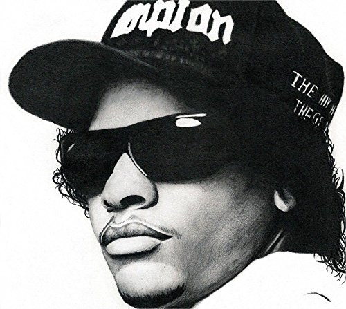Tomorrow sunny 24X36 INCH-Art Silk Poster-Eazy E NWA Gangsta Rapper Rap Hip hop Home Decoration Canvas Poster