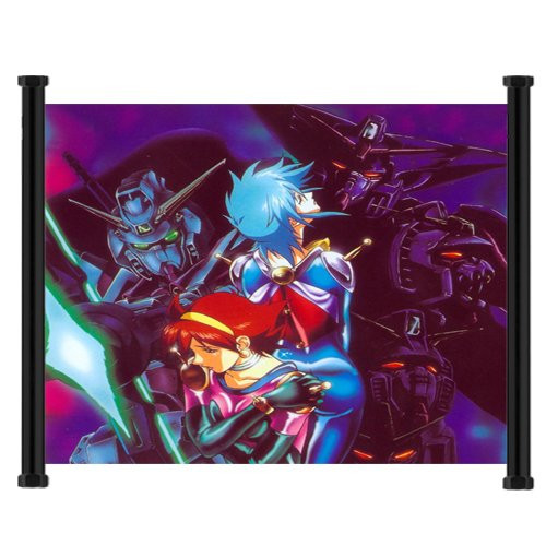 Mobile Fighter G Gundam Anime Fabric Wall Scroll Poster -34" x 32"- Inches