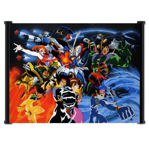 Mobile Fighter G Gundam Anime Fabric Wall Scroll Poster -22" x 16"- Inches