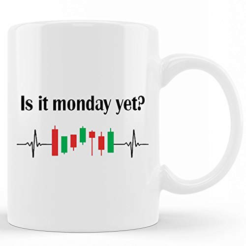 Is it monday yet Mug Stocks Mug Ceramic novelty coffee mugs 11oz 15oz Tea Cup Funny Words Gift Present Mug for birthday Christmas Thanksgiving Festival Is it monday yet Mug Stocks Mug Ceramic novelty coffee mugs 11oz 15oz Tea Cup Funny Words Gift Present Mug for birthday Christmas Thanksgiving Festival