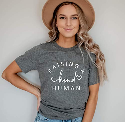 Raising A Kind Human Shirt Mother's Day Gift One Child Mom Shirt Motherhood Shirt Mom Shirt Mama Tee Mom Gift Women Shirt Ink  and  Quotes