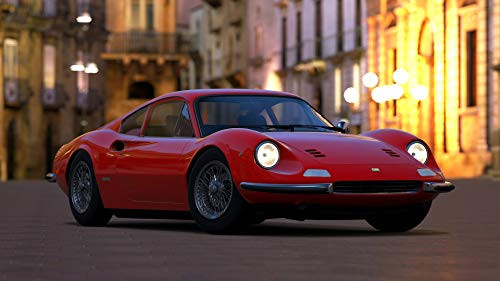 Iconic Arts Supercar- Ferrari Dino Laminated 18x24 Poster