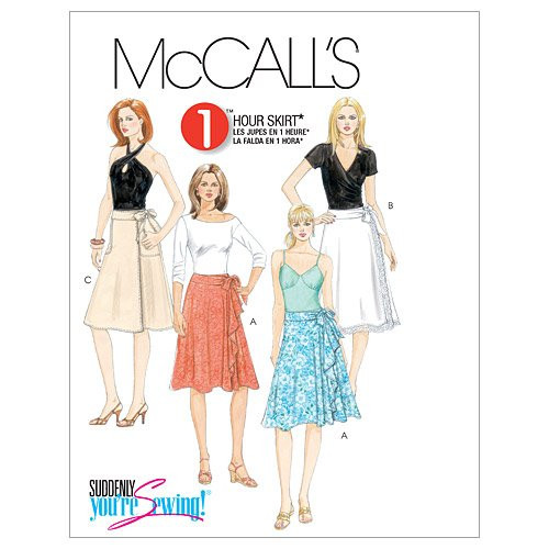 McCall's Patterns M5430 Misses' Wrap Skirts Size D5 -12-14-16-18-20-