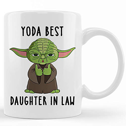 Yoda Best Daughter In Law Mug Ceramic Novelty Coffee Mugs 11oz 15oz Mug For Birthday Christmas Thanksgiving Festival Yoda Best Daughter In Law Mug Ceramic Novelty Coffee Mugs 11oz 15oz Mug For Birthday Christmas Thanksgiving Festival