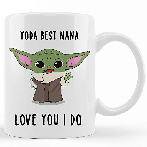 Yoda Best Nana Mug Love You I Do Mug Ceramic Novelty Coffee Mugs 11oz 15oz Mug For Birthday Christmas Thanksgiving Festival Yoda Best Nana Mug Love You I Do Mug Ceramic Novelty Coffee Mugs 11oz 15oz Mug For Birthday Christmas Thanksgiving Festival