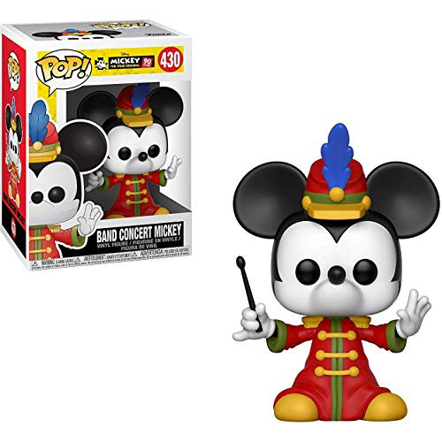 Funko Band Concert Mickey- Mickeys 90th Anniversary x POP Disney Vinyl Figure and 1 POP Compatible PET Plastic Graphical Protector Bundle -430 - 32190 - B- Funko Band Concert Mickey- Mickeys 90th Anniversary x POP Disney Vinyl Figure and 1 POP Compatible PET Plastic Graphical Protector Bundle -430 - 32190 - B-