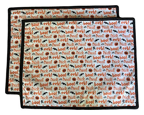 14" x18" Halloween Placemat - Set of 2 - Boo