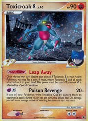 Pokemon - Toxicroak -G- DP41  Promotional -DP41- - Diamond and Pearl Black Star Promos - Holo