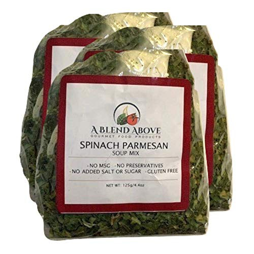 A Blend Above Spinach Parmesan Soup Mix Gluten Free 4.4 oz -3 Pack-