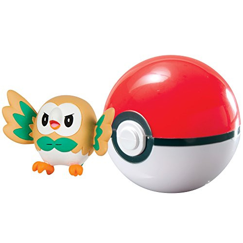 Pokémon Clip n Carry Poké Ball, Rowlet and Poké Ball Pokémon Clip n Carry Poké Ball, Rowlet and Poké Ball