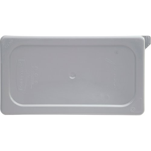Rubbermaid Commercial Products FG129P29GRAY Cold Food Pan, Soft Sealing Lid, 1/2 Size, Gray