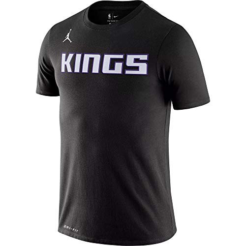 NBA Youth 8-20 Performance Dri Fit Essential Statement Edition Wordmark T-Shirt -Sacramento Kings Black Statement Edition 14-16-